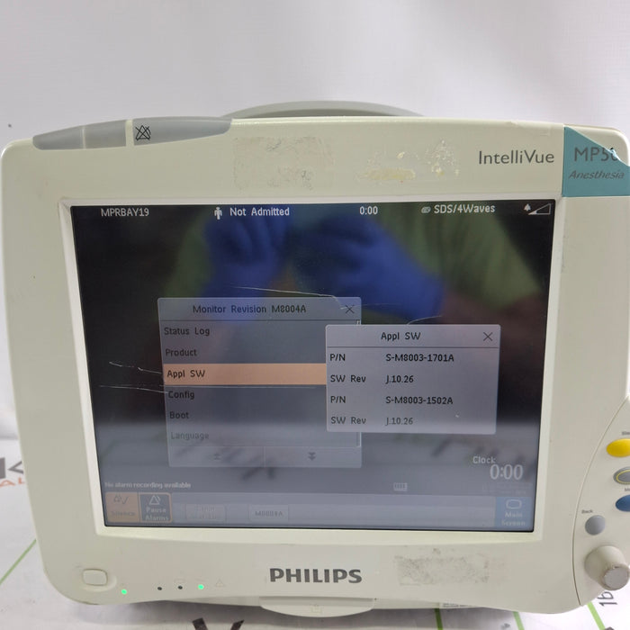 Philips IntelliVue MP50 - Anesthesia Patient Monitor