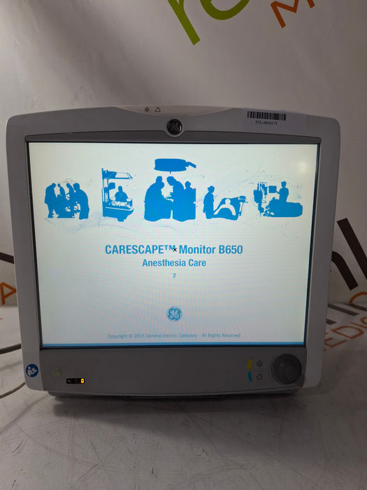GE Healthcare Carescape B650 Anesthesia Care Patient Monitor