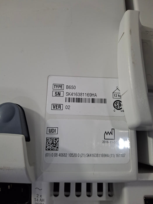GE Healthcare Carescape B650 Anesthesia Care Patient Monitor