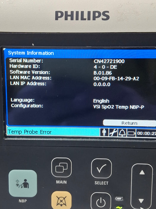 Philips SureSigns VSi Vital Signs Monitor