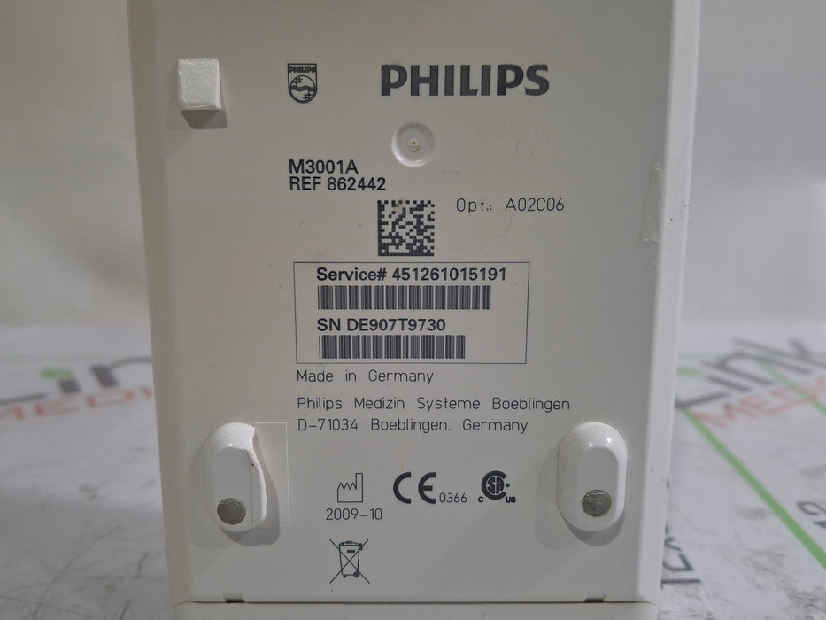 Philips M3001A-A02C06 OxiMax SpO2, NIBP, ECG, Temp, IBP MMS Module