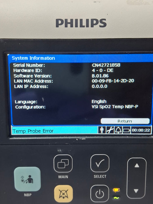 Philips SureSigns VSi Vital Signs Monitor