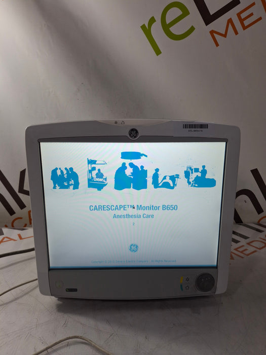 GE Healthcare Carescape B650 Anesthesia Care Patient Monitor