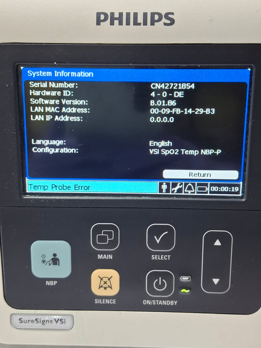 Philips SureSigns VSi Vital Signs Monitor