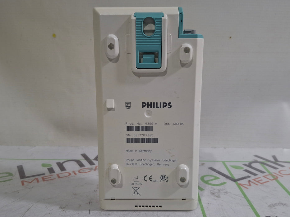 Philips M3001A-A02C06 OxiMax SpO2, NIBP, ECG, Temp, IBP MMS Module