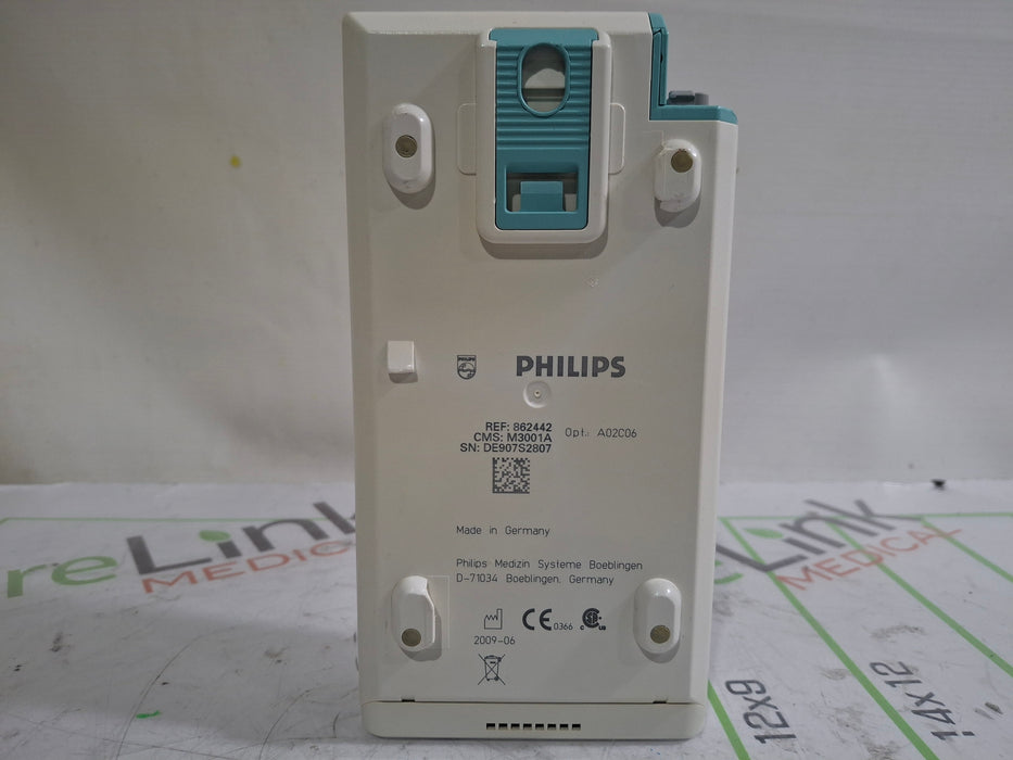 Philips M3001A-A02C06 OxiMax SpO2, NIBP, ECG, Temp, IBP MMS Module