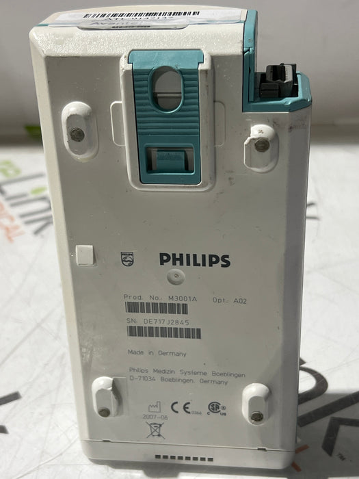 Philips M3001A-A02 OxiMax SpO2, NIBP, ECG MMS Module