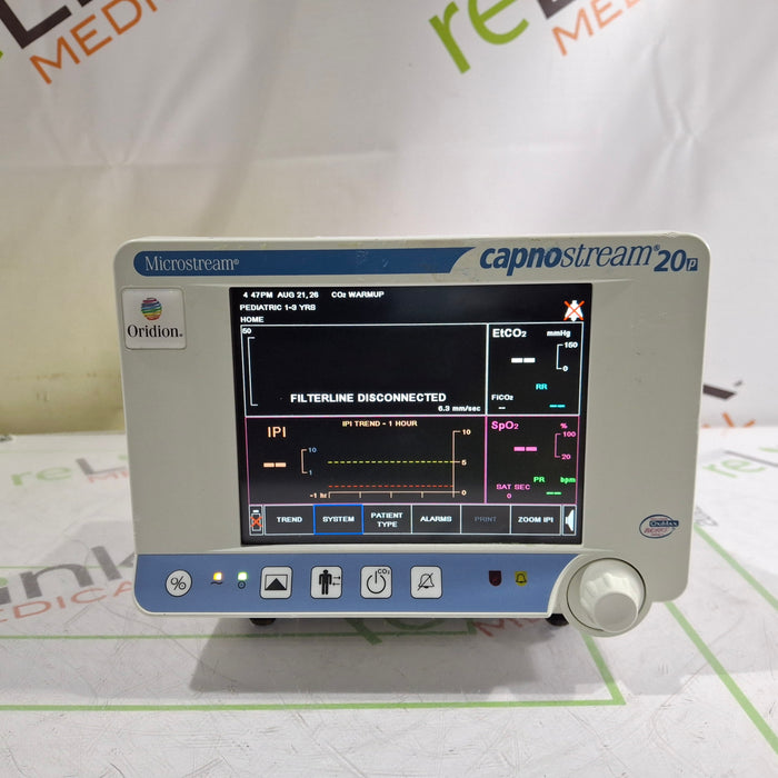 Oridion Capnostream 20P Capnography Monitor