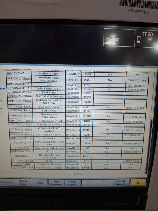 GE Healthcare Carescape B450 Patient Monitor
