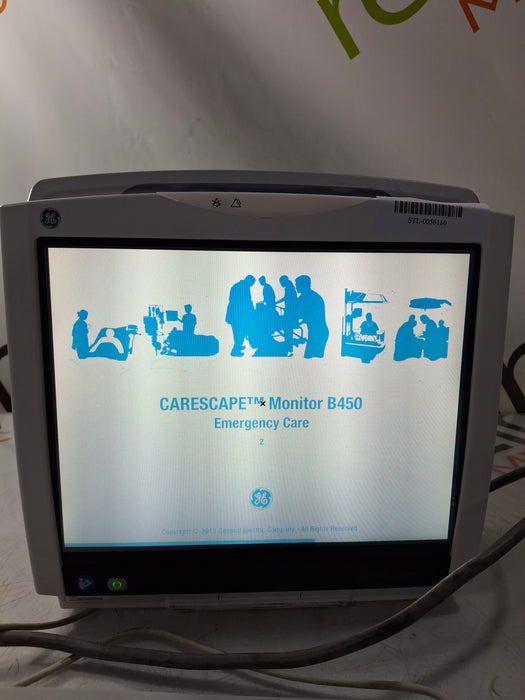 GE Healthcare Carescape B450 Emergency Care Patient Monitor