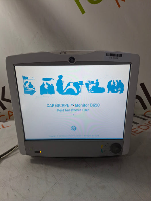 GE Healthcare Carescape B650 Post Anesthesia Care Patient Monitor