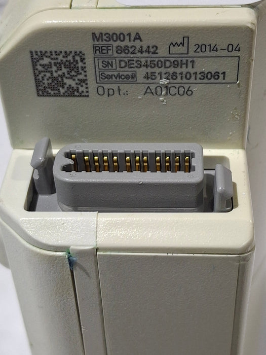 Philips M3001A-A01C06 Fast SpO2, NIBP, ECG, Temp, IBP MMS Module