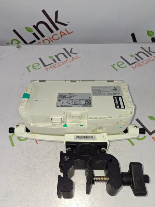 B. Braun Infusomat Space w/Pole Clamp & AC Adapter Infusion Pump