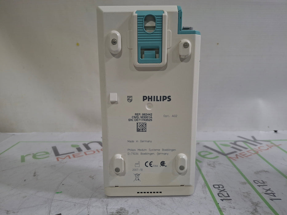 Philips M3001A-A02 OxiMax SpO2, NIBP, ECG MMS Module