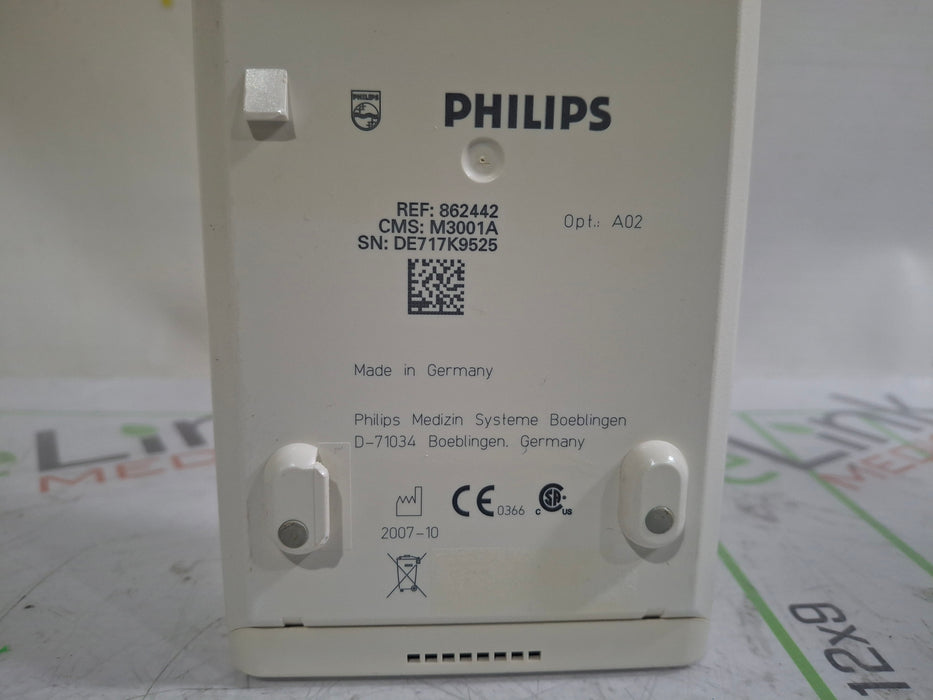 Philips M3001A-A02 OxiMax SpO2, NIBP, ECG MMS Module