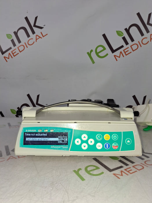 B. Braun Infusomat Space w/Pole Clamp & AC Adapter Infusion Pump