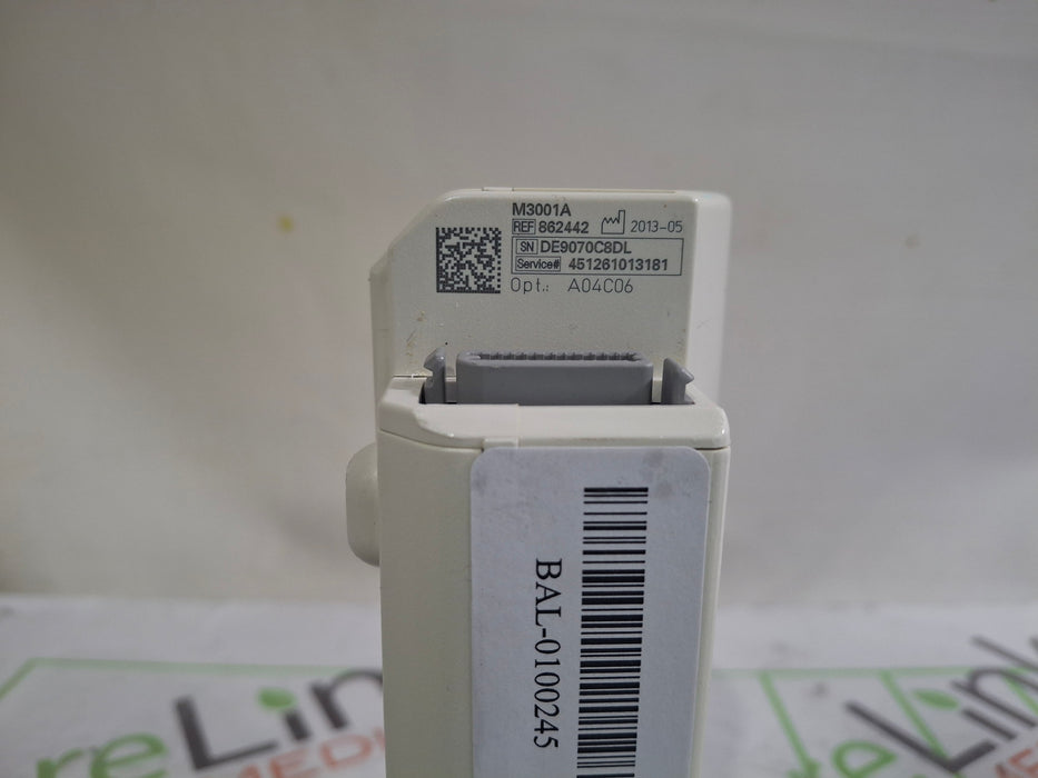 Philips M3001A-A04C06 OxiMax SpO2, NIBP, ECG, Temp, IBP MMS Module