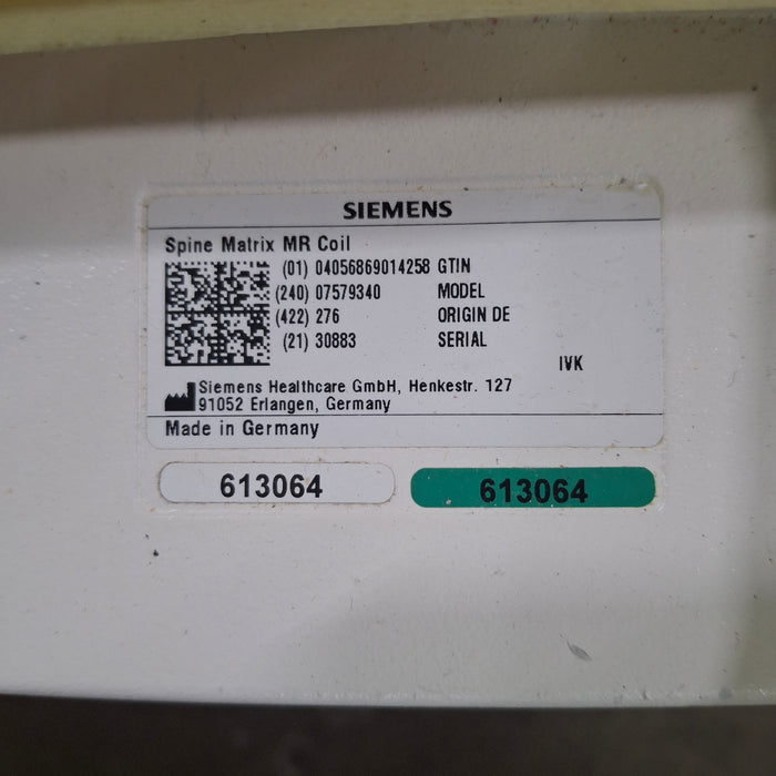 Siemens 7579340 Spine Matrix Coil