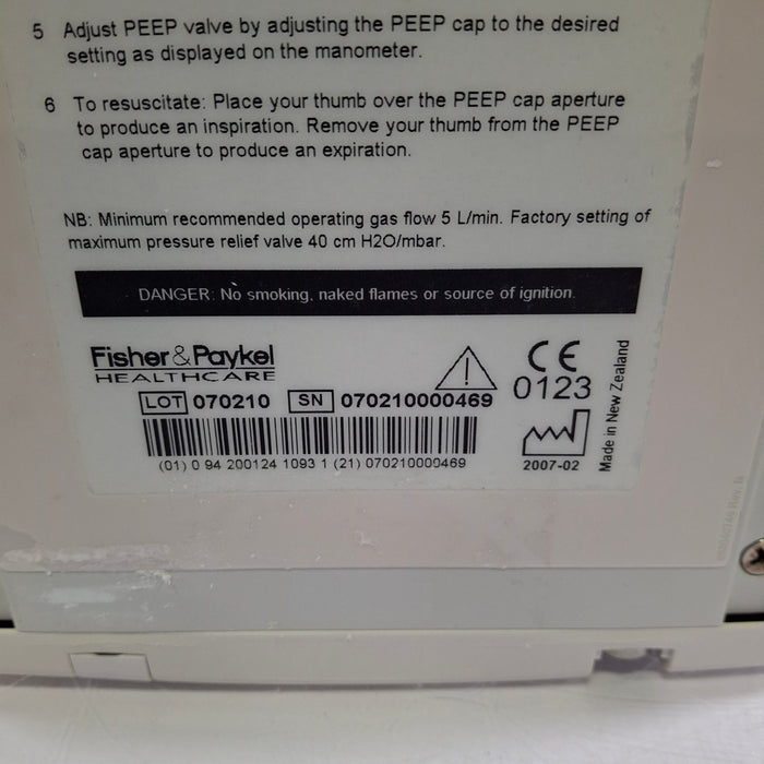 Fisher & Paykel Neopuff Infant T-Piece Resuscitator