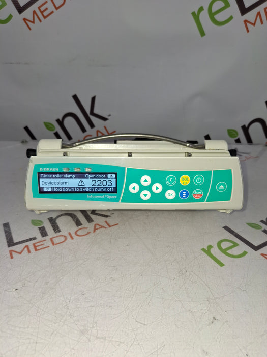 B. Braun Infusomat Space w/Pole Clamp Infusion Pump