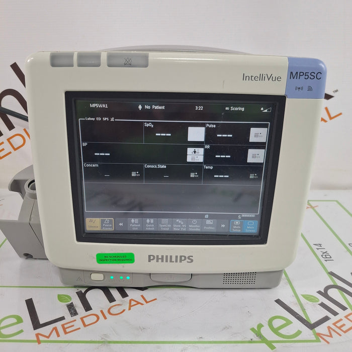 Philips IntelliVue MP5SC Fast SpO2, NIBP Spot Check Monitor