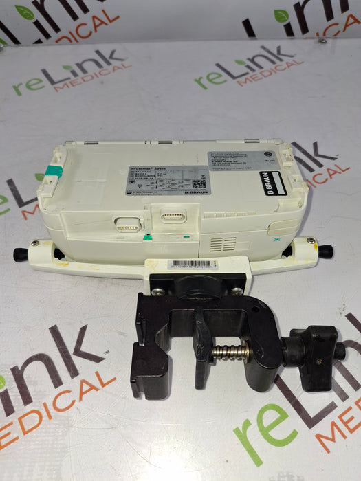 B. Braun Infusomat Space w/Pole Clamp & AC Adapter Infusion Pump