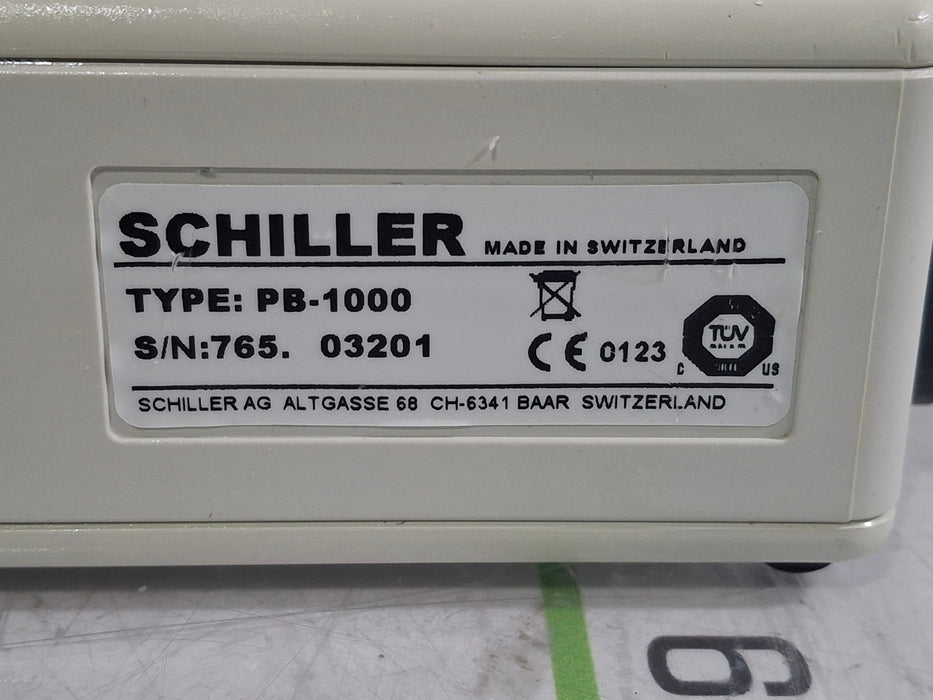 Schiller America PB-1000 Patient Monitor