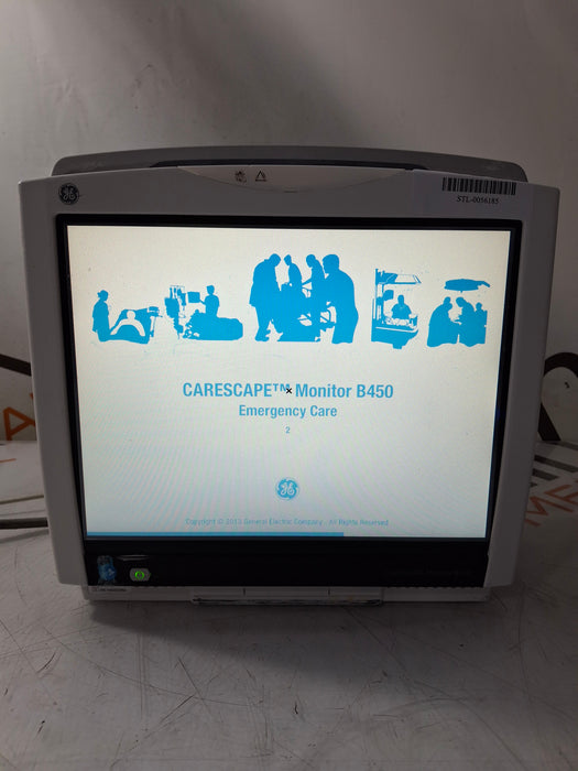 GE Healthcare Carescape B450 Emergency Care Patient Monitor