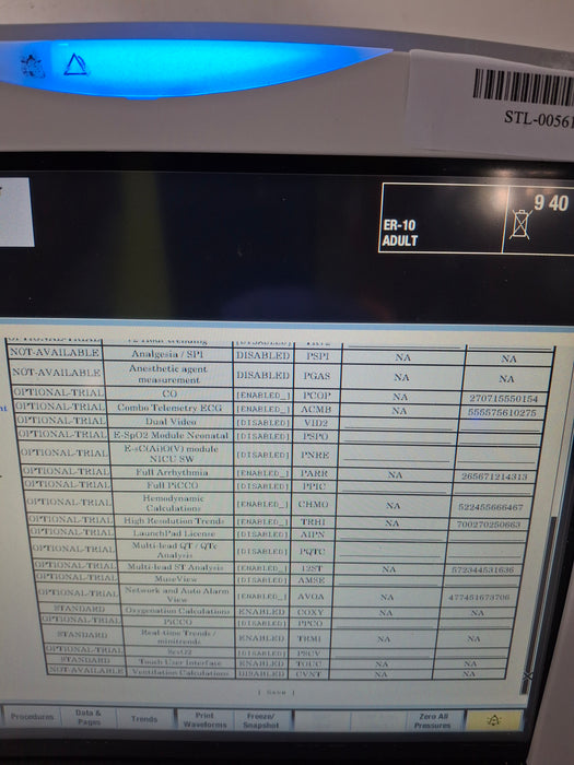 GE Healthcare Carescape B450 Emergency Care Patient Monitor