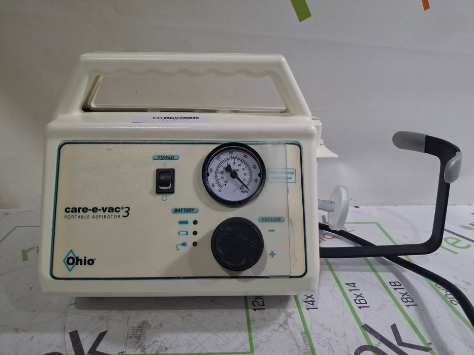 Ohio Medical Corporation Care-E-Vac 3 Portable Suction System