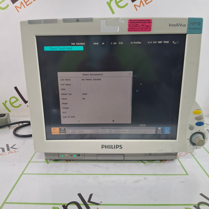 Philips IntelliVue MP70 - Anesthesia Patient Monitor