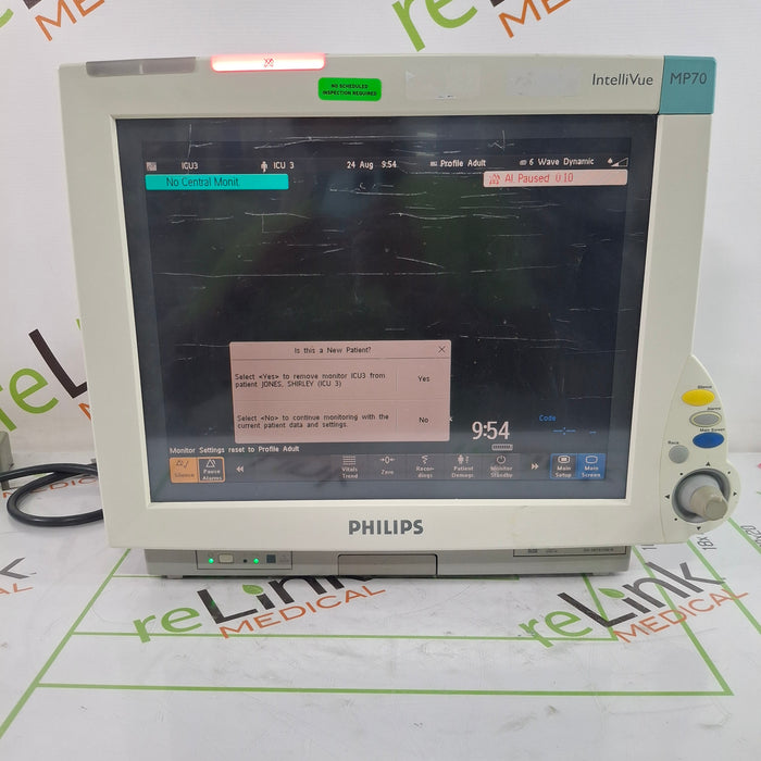 Philips IntelliVue MP70 Patient Monitor
