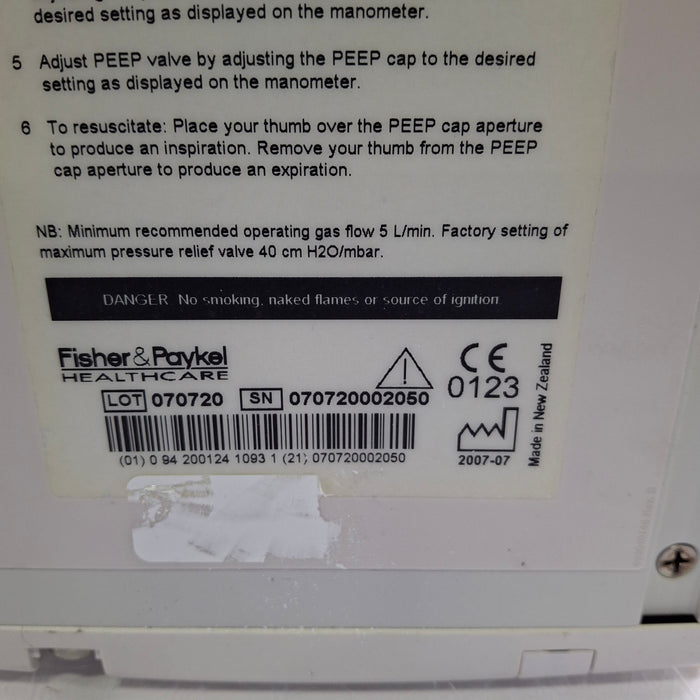 Fisher & Paykel Neopuff Infant T-Piece Resuscitator