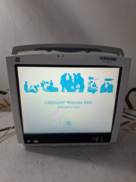 GE Healthcare Carescape B450 Emergency Care Patient Monitor