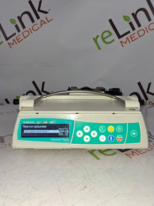 B. Braun Infusomat Space w/Pole Clamp Infusion Pump