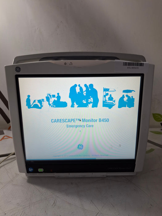 GE Healthcare Carescape B450 Emergency Care Patient Monitor