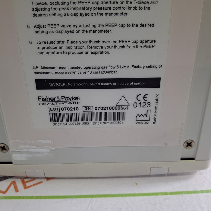 Fisher & Paykel Neopuff Infant T-Piece Resuscitator