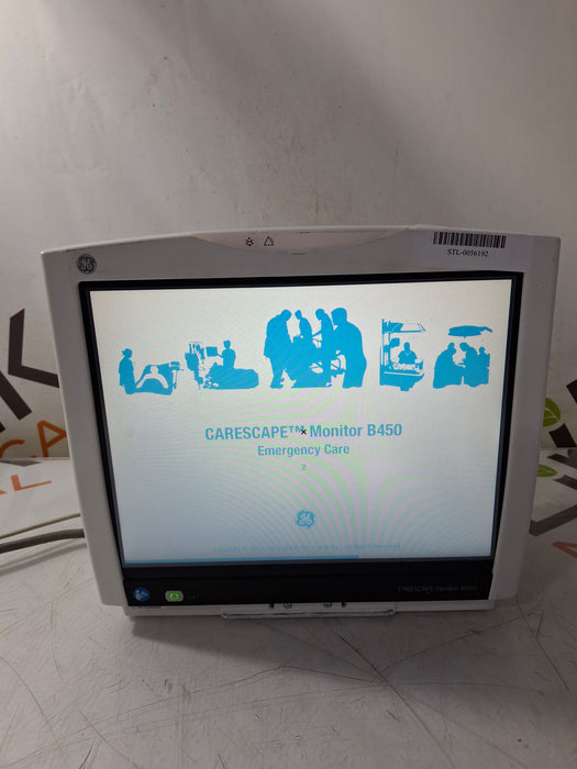 GE Healthcare Carescape B450 Emergency Care Patient Monitor