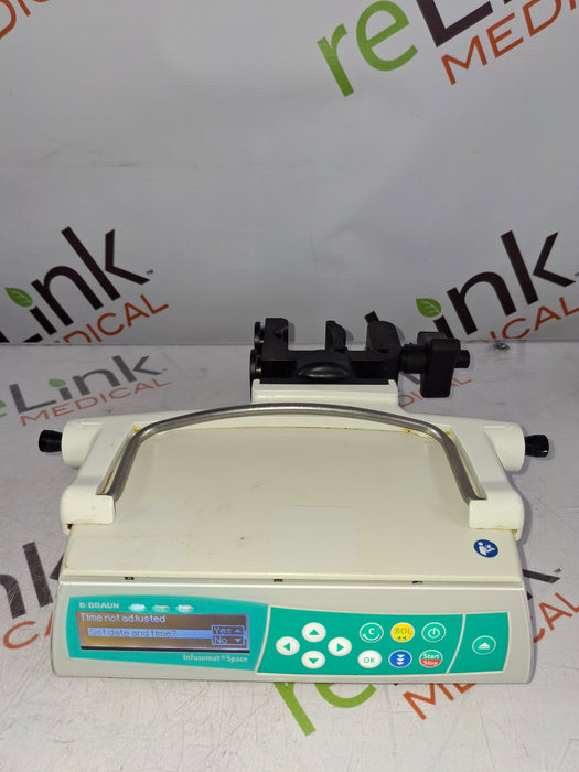 B. Braun Infusomat Space w/Pole Clamp Infusion Pump