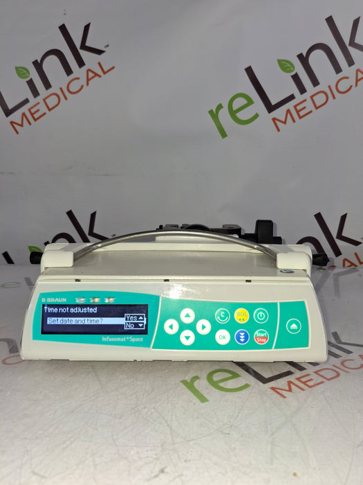 B. Braun Infusomat Space w/Pole Clamp Infusion Pump