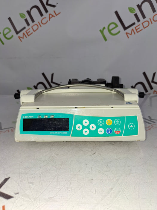 B. Braun Infusomat Space w/Pole Clamp Infusion Pump
