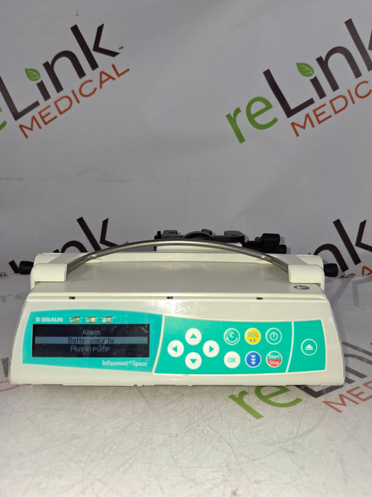 B. Braun Infusomat Space w/Pole Clamp Infusion Pump