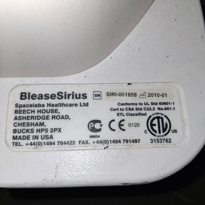 Spacelabs Healthcare BleaseSirius Anesthesia Machine