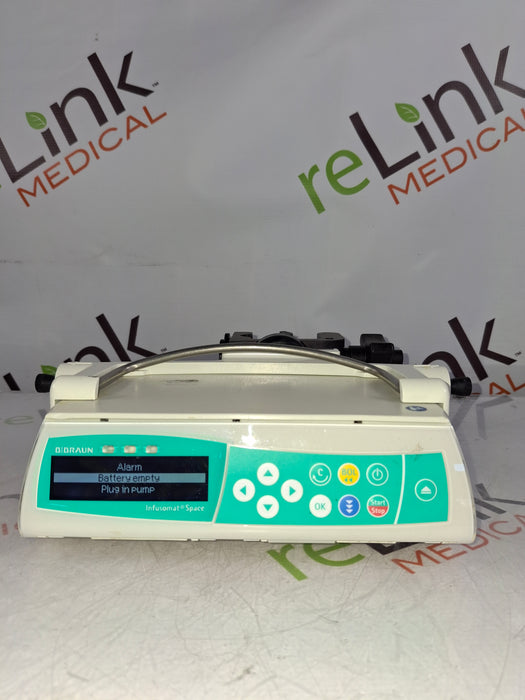 B. Braun Infusomat Space w/Pole Clamp Infusion Pump