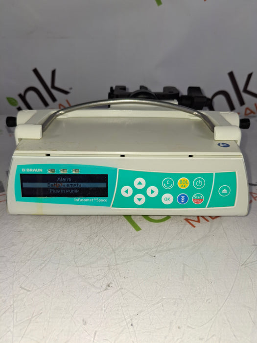 B. Braun Infusomat Space w/Pole Clamp Infusion Pump