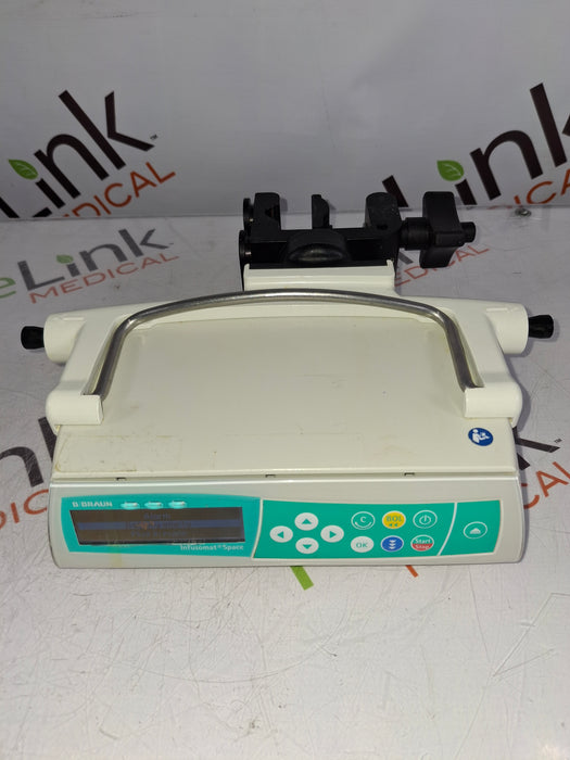 B. Braun Infusomat Space w/Pole Clamp Infusion Pump
