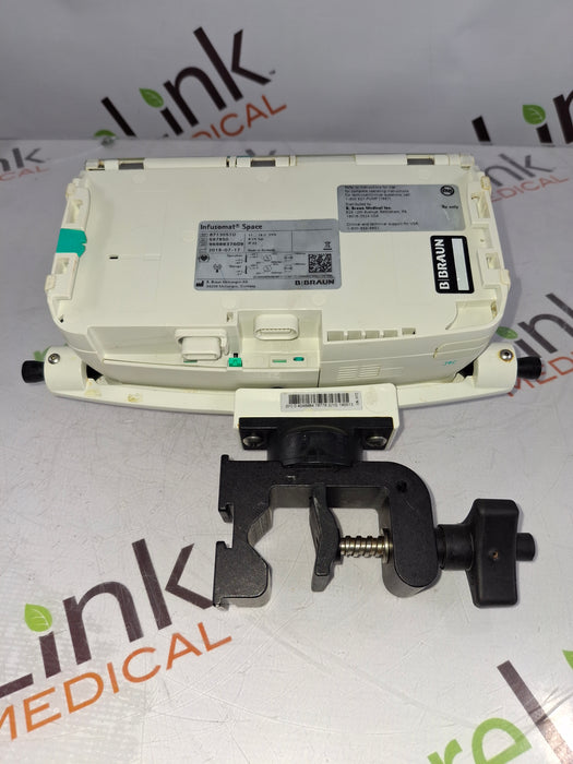 B. Braun Infusomat Space w/Pole Clamp Infusion Pump