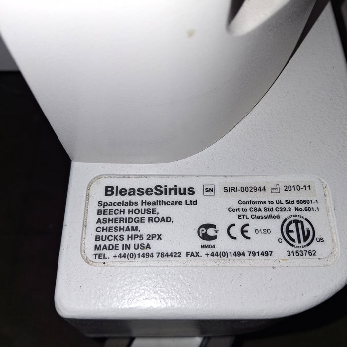 Spacelabs Healthcare BleaseSirius Anesthesia Machine