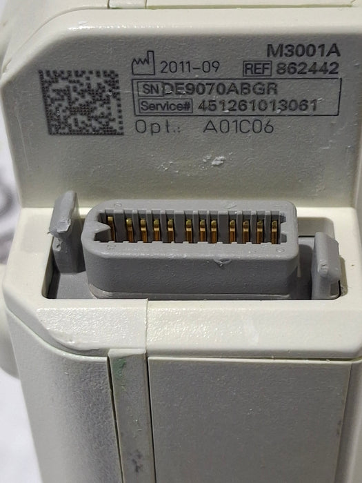 Philips M3001A-A01C06 Fast SpO2, NIBP, ECG, Temp, IBP MMS Module
