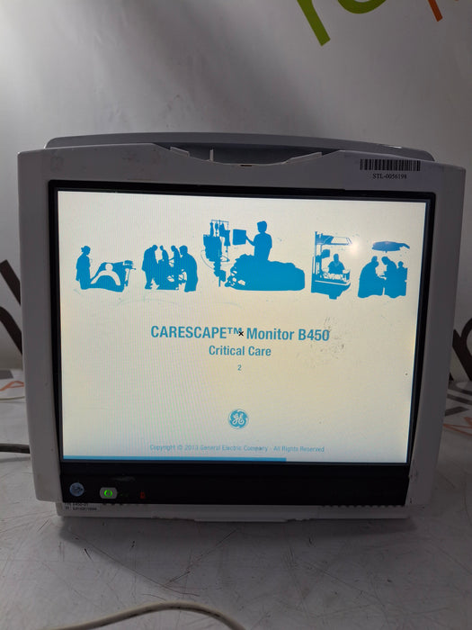 GE Healthcare Carescape B450 Critical Care Patient Monitor